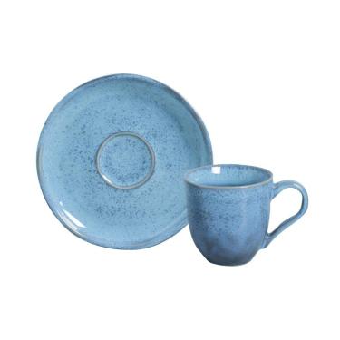 Imagem de CONJUNTO C/ 6 XÍCARAS DE CAFÉ C/ 6 PIRES BIO BREEZE 120ml