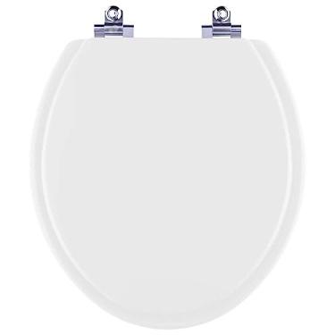 Imagem de Tampa de Vaso Sanitário com Amortecedor Convencional Oval Branco para Bacia Logasa