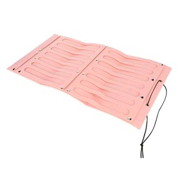 Imagem de Organizador de arcos de cabelo, fácil de dobrar, fácil de guardar, prevenção de deformação, grande capacidade, amplamente utilizado, grampos de cabelo, cabide de armazenamento rosa para quarto (2 níveis)