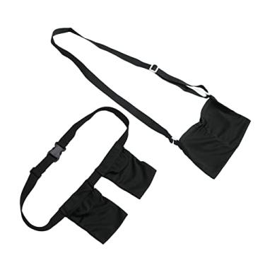 Imagem de Suporte de drenagem para mastectomia, ajuste de comprimento, ajuste personalizado, fivelas deslizantes, suporte de drenagem para recuperação pós-cirúrgica (preto)