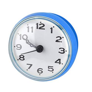 Imagem de Relógio de Parede Moderno Sutinna, Relógio de Banho Conveniente e Elegante, Relógio de Banheiro, Cozinha Doméstica (Azul)
