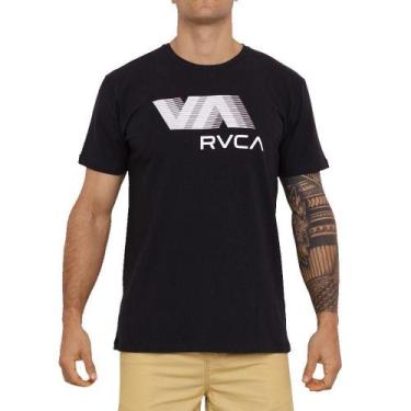 Imagem de Camiseta Rvca Va Rvca Blur Masculina Preto