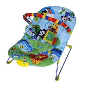 Imagem de Cadeira Vibratória E Musical Bebê De Descanso ColorBaby Azul