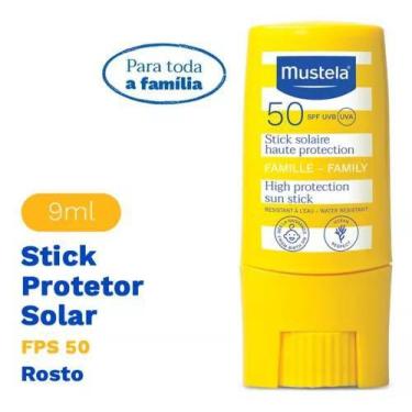 Imagem de Protetor Solar Stick Mustela Fps 50 Alta Proteção 9ml