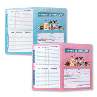 Imagem de Carteira Vacina Pet (Azul e Rosa)