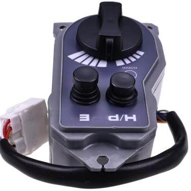 Imagem de LSSOCH Controlador do botão do acelerador 4341545 compatível com JD 110 120 160LC 230LC 270LC 330LCR 450LC Hitachi EX100-5 EX120-5 EX130H-5 EX200-5 EX220-5 EX300-5
