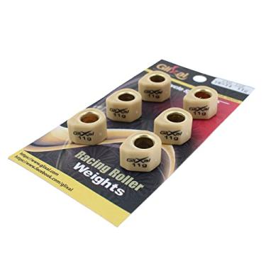 Imagem de Glixal 18 x 14 mm de alto desempenho variador de polígonos, pesos de rolo deslizante de corrida 152QMI 157QMJ GY6 125cc 150cc Scooter Moped ATV (11 gramas)