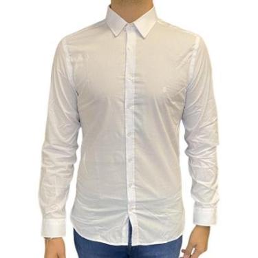 Imagem de Camisa Masculina Individual Comfort Fio Branco-Masculino