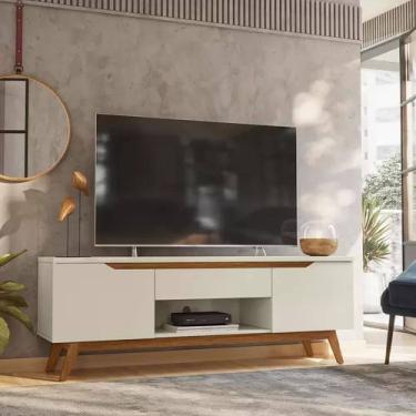 Imagem de Rack Retro Toquio  Off White - Olivar Móveis