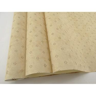 Imagem de Papel de Parede Lavável - Marfim com Detalhes - Rolo 10m x 53cm - 121305