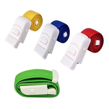 Imagem de Torniquetes de faixa elástica Mougerk, 4 unidades de tiras de torniquete de liberação rápida para caça e caminhadas, uso doméstico