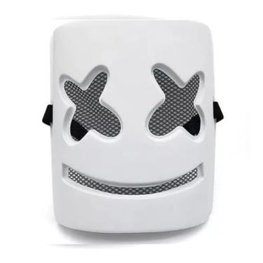 Imagem de Máscara Led Neon Marshmallow C/Controlador Halloween DJ Festa