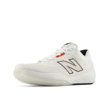 Imagem de New Balance FuelCell 996 V6 Tênis masculino, Branco/Azul marinho, 8.5