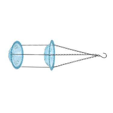 Imagem de Alimentador de Pássaros para Pendurar Pássaros, Inovador, Grande Espaço, Fonte Solar, Pendurado, Banho de Pássaros, Jardim Ao Ar Livre, Gramado