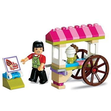 Imagem de Blocos De Encaixe Sorvete Expresso - 53 Peças - Multicolorido - 5309 - Xalingo