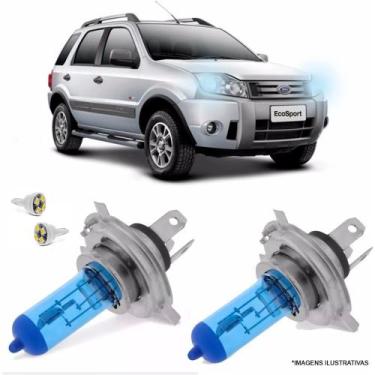 Imagem de Lampada Super Branca Farol Ecosport 03 - 12 Efeito Xenon H4 - Tech One