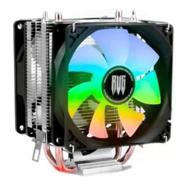Imagem de Cooler Para Processador Universal Rgb Formato Torre 2 Fan - Knup, RGB