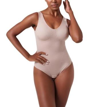 Imagem de Body Modelador Com Busto Moldado Tecido Duplo S/Bojo 350923 - Vi Linge