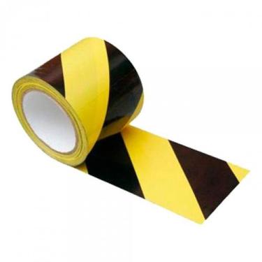 Imagem de Fita Adesiva de Demarcação Zebrada 48 mm x 30 metros - Royal