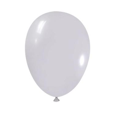 Imagem de Balão Bexiga Liso Festa Decoração 6,5 Pol. Branco C/ 50 Un - Tamarozzi
