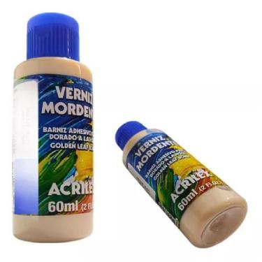Imagem de Verniz Mordente Acrilex 60 Ml PARA APLICAÇÃO DE FOLHA DE OURO, incolor
