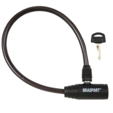 Imagem de Cadeado para Bicicleta com Chave 8mm 40cm para moto - A.R Variedades M