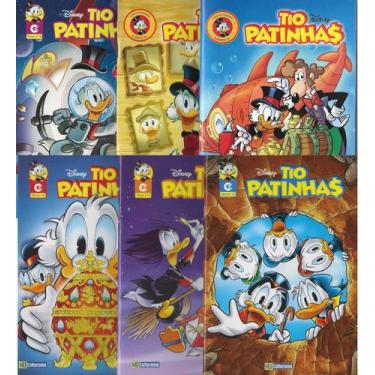 Imagem de Revista Tio Patinhas Kit com 6 Unidades sem Repetição - Culturama, Fís