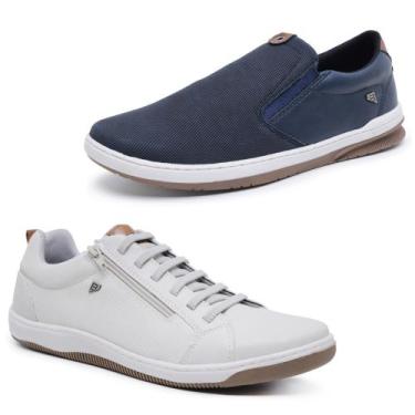 Imagem de Kit 2 Sapatênis - SlipOn Calce Fácil e Tênis Urban Casual - Bardone, G