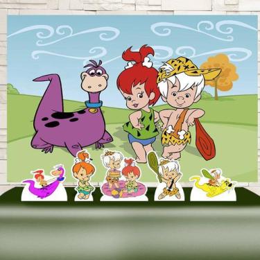 Imagem de KIT Festa Prata Os Flintstones Pedrita e Bambam  - IMPAKTO VISUAL