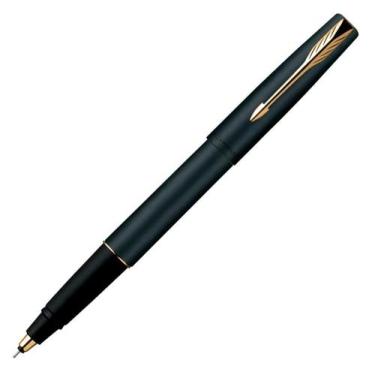 Imagem de Caneta Rollerball Parker Frontier Preto Com Dourado, Preto, Rollerball
