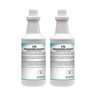 Imagem de Kit 2 Finalizador Passadoria Tecido Finisherfresh Bouquet 1L - Spartan
