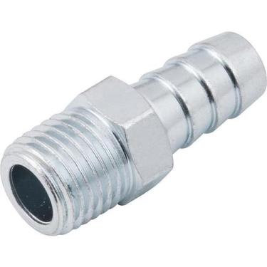 Imagem de Espigão Fixo Macho Para Mangueira 3/8 Rosca 1/4 Npt Aço Zi - Vonder
