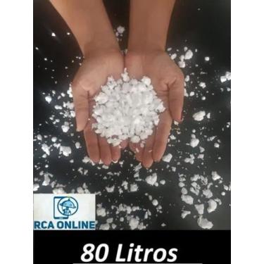Imagem de Flocos Isopor 80 L Para Enchimento Puffs - Almofadas - Concreto Leve -