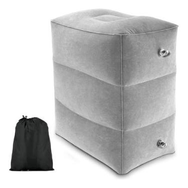 Imagem de Almofada Inflável Pés Avião Viagem Criança Travesseiro - Performance, 