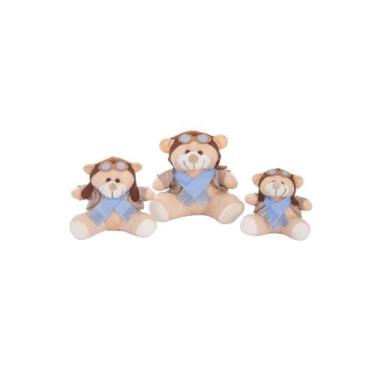 Imagem de Trio De Ursinhos Para Nichos 15cm 20cm 25cm Coroa - Princesa Rei- Avia