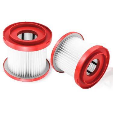 Imagem de Funmit Filtro de vácuo HEPA 49-90-1900 HEPA para aspirador Milwaukee Cordless M18 0780-20 0880-20, pacote com 2