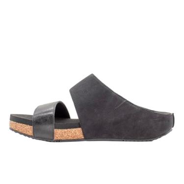 Imagem de VOLATILE Sandália atlética feminina Campfire Metallic Slide Casual Salto baixo 2,5-5 cm - Bege, Dourado, Preto, 36