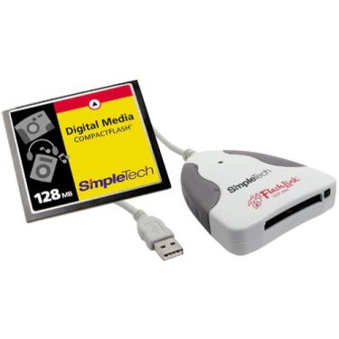 Imagem de SimpleTech Cartão compacto STI-CF/128RDR 128MB e leitor USB FlashLink
