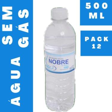 Imagem de Kit de Água Mineral Sem Gás Nobre Com 12 Unidades de 500ml