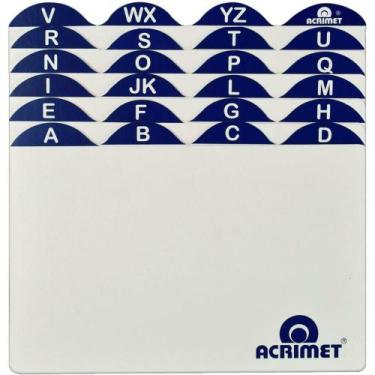 Imagem de Indice para Fichário A-Z 4x6 Cartão - Acrimet