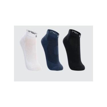 Imagem de Kit/3 Meia Cano Curto Lupo 03225-089 Esportiva Algodão T. 33/36 37/40 