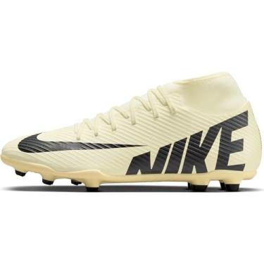 Imagem de Nike Chuteiras de futebol Mercurial Superfly 9 Club Multi-Ground de cano alto (DJ5961-700, limonada/preta), Limonada preta, 42