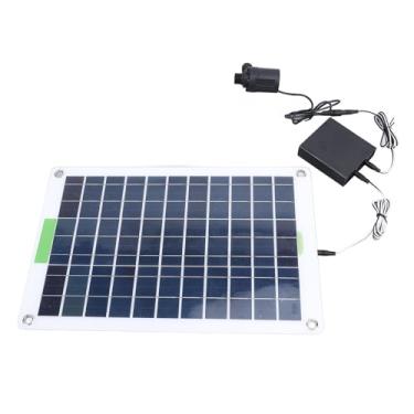 Imagem de Painel Solar de Silício Monocristalino 100W Bomba Solar para Fonte de água 800L / H 5m Elevador 12V Com 3 Baterias, para Piscina de Jardim, Tanque de Peixes, Aquário, Circulação