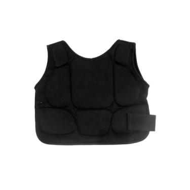 Imagem de Colaxi Protetor de peito de caratê, equipamento de proteção, confortável, prático, taekwondo, protetor de corpo, costela, escudo para boxe, fitness, M