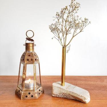 Imagem de Kit 3 Porta Velas Decorativas Lanterna Marroquina Artesanal - Artes Ti
