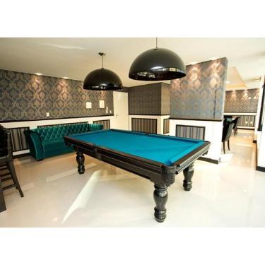 Imagem de Mesa de Sinuca/Bilhar Alto padrão - 2,34x1,34 - Nelson Bilhares, Azul 