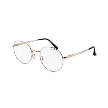 Imagem de Óculos de Sol Feminino e Masculino Redondo Metal Acompanha Case Envio 