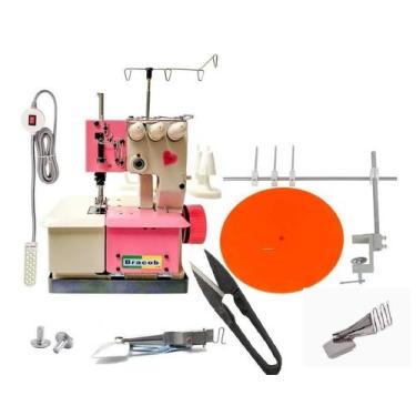 Imagem de Galoneira Bracob Baby  +kit- Semi Industrial 3 Agulhas-110v