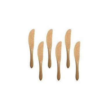 Imagem de Kit Mini Espátulas Bambu Plasvale