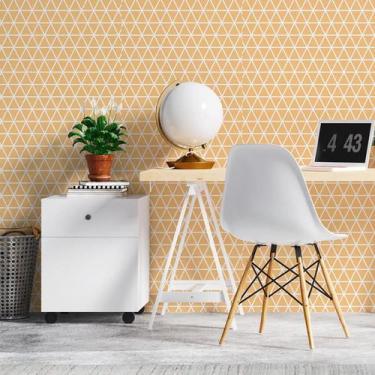 Imagem de Papel de Parede Adesivo Grafismo Triângulos N06288 0,58x2,5M - Adesivo